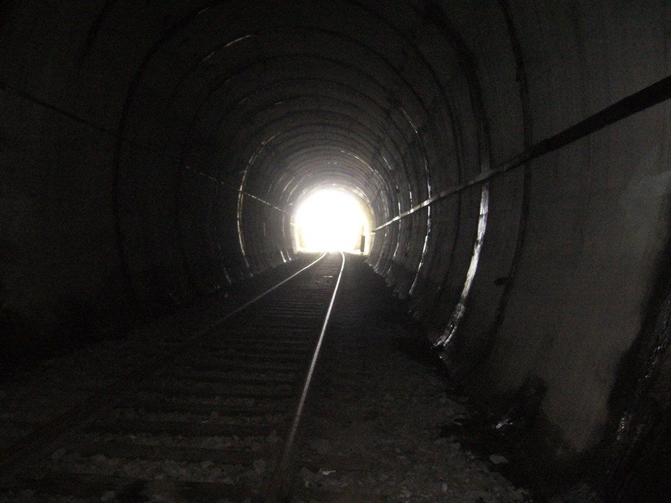 Światełko w tunelu w Łupkowie Fot. Magda Wójtowicz